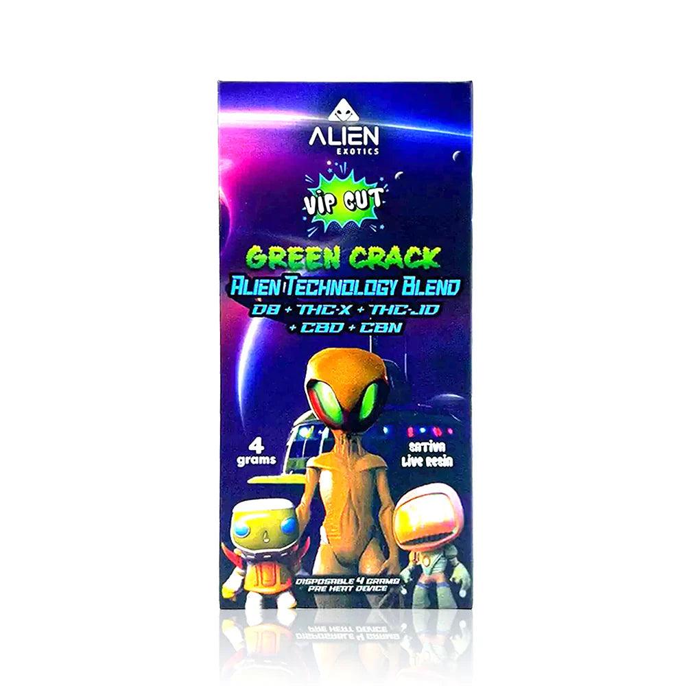 Alien Exotics Live Resin Delta 8 - Delta 9 - Thc-P - Thc-Jd Disposable 4 Gram