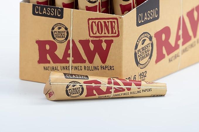 RAW Cones Classic (6 Count) 32 Packs 1 1/4"