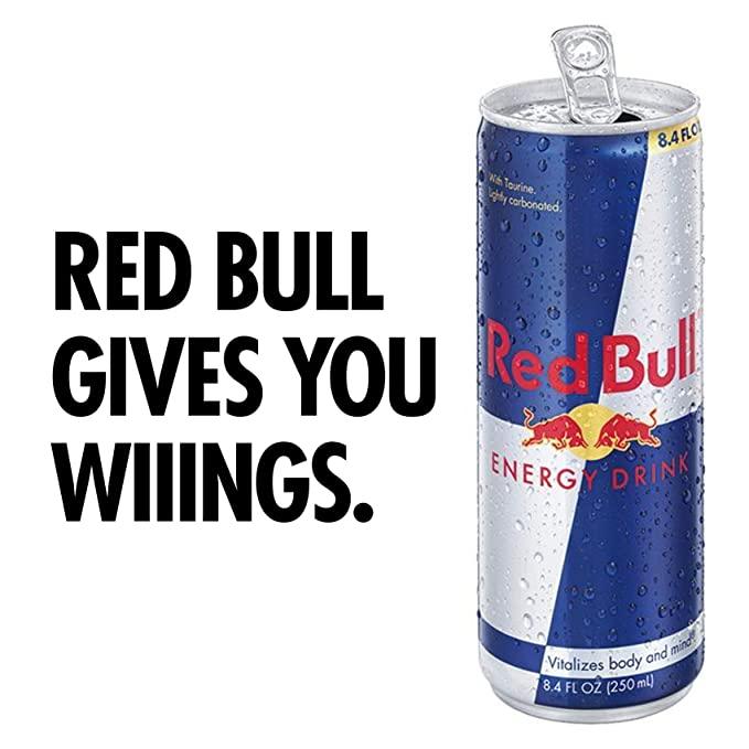 Red Bull Energy Drink, 8.4 Fl Oz Cans, 24 Pack