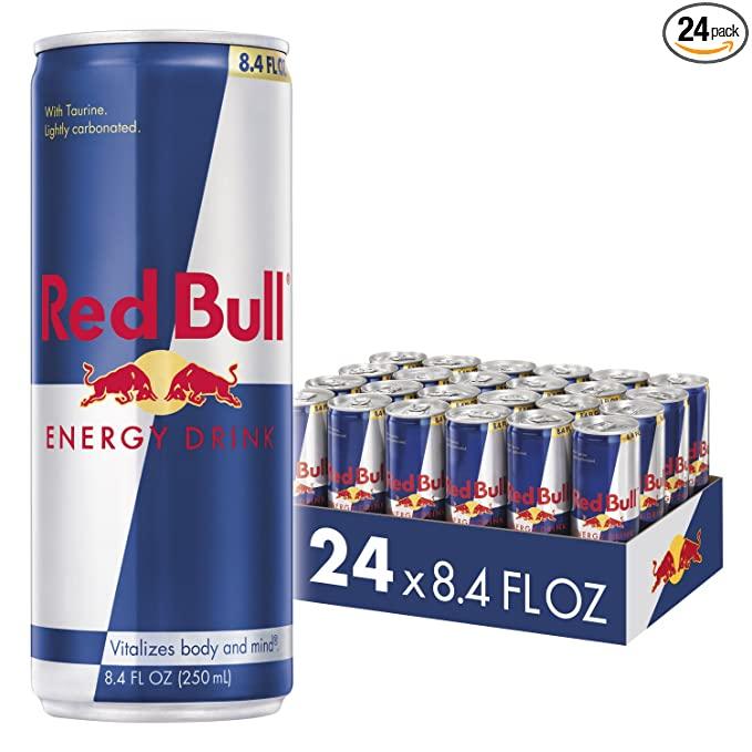 Red Bull Energy Drink, 8.4 Fl Oz Cans, 24 Pack