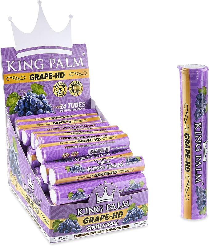 King Palm Mini Terpene Infused Single Roll 24 Count Per Pack(Tobacco Free!)