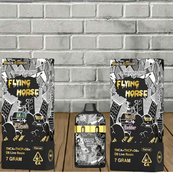 FLYING HORSE THCA VAPE DISPOSABLE 7GM