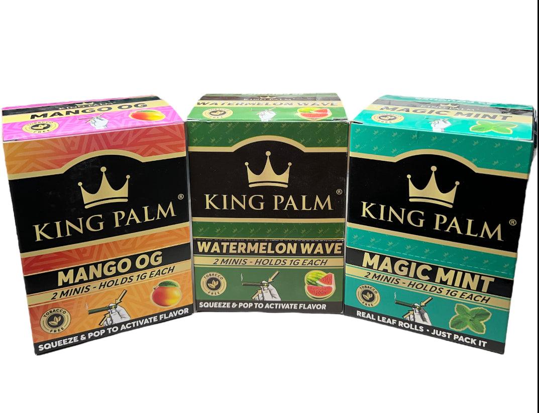 King Palm 2 Minis - Holds 1G Each  Full Box (20 ct)