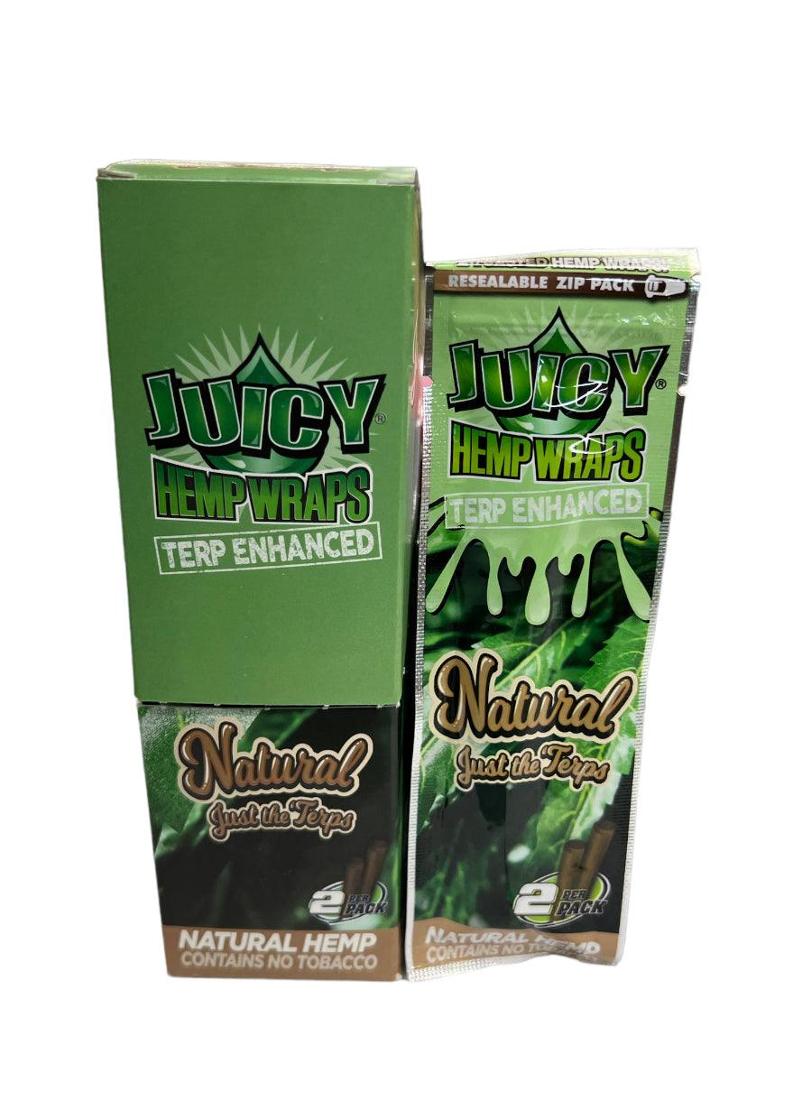 Juicy Terp Enhanced Hemp Wraps (50ct - 2per pack(25packs))