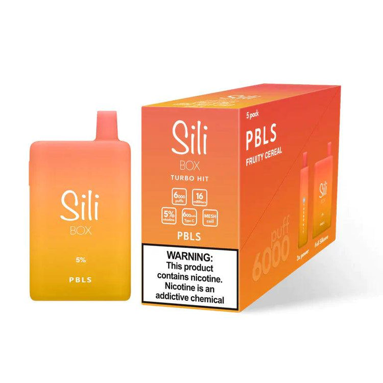 New Sili Box Turbo Hit 6000 Disposable Vape THE ART OF VAPE