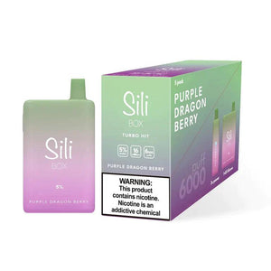 New Sili Box Turbo Hit 6000 Disposable Vape THE ART OF VAPE