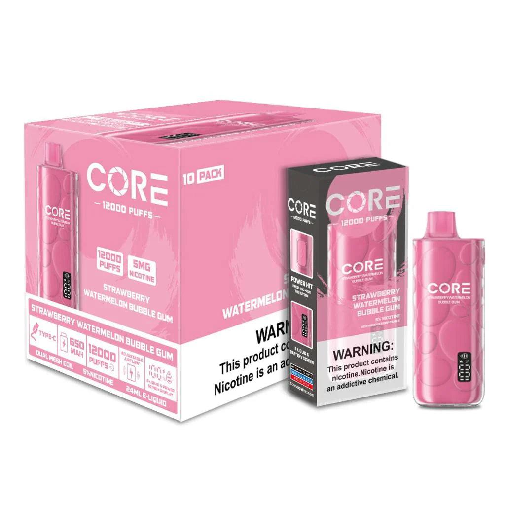 Core 12,000 Puff 24ml Rechargeable Disposable with LED Display - 1ct