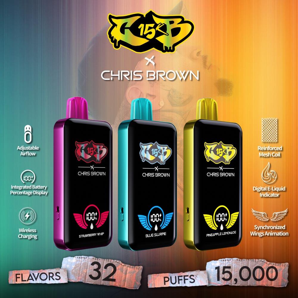 Chris Brown Vape CB 15k Puff-1ct