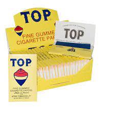 Top Fine Gummed Rolling Papers 24 Books 100 Leaves