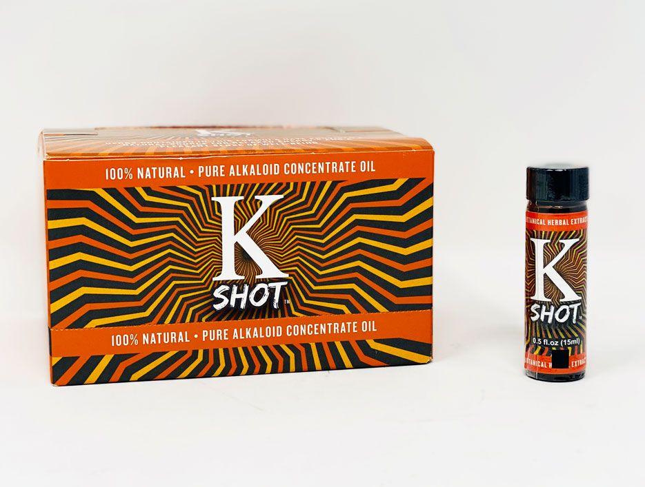 K-Shot Full Box(12ct) 100% Natural- Pure Alkaloid Concentrate Oil- Botanical Herbal Extract