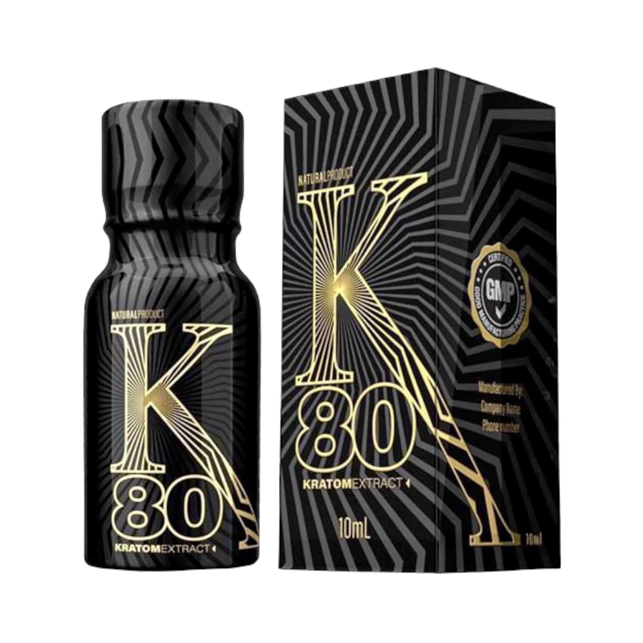 Kratom 80 Extract 10 ml Full Box (12ct)