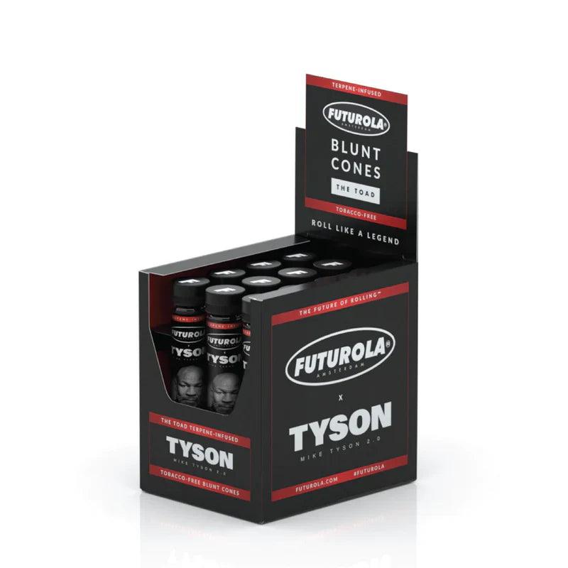 TYSON 2.0 X FUTUROLA TOBACCO-FREE BLUNT CONES [12-PACK BOX]